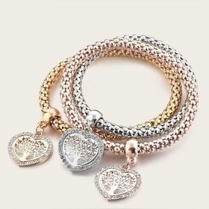 🆕 Tree Of Life Heart Pendant Bracelet